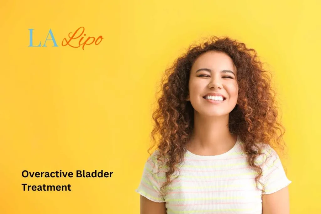 woman smiling about overactive bladder treatment Sale solutions